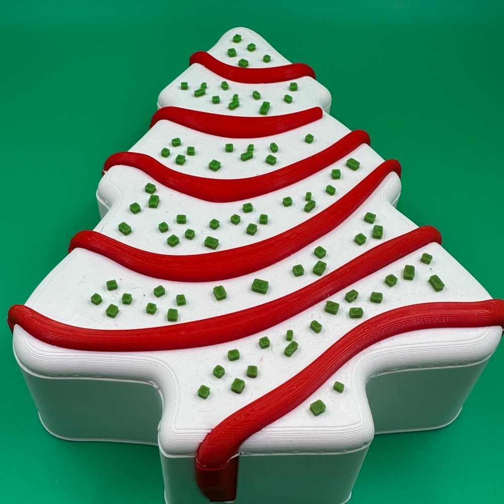 Lil Debbie Christmas Candy Holder 3d printed